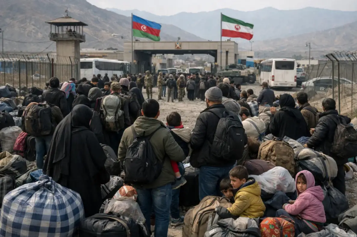 İrandan qaçqınlar kütləvi şəkildə Azərbaycana gəlir